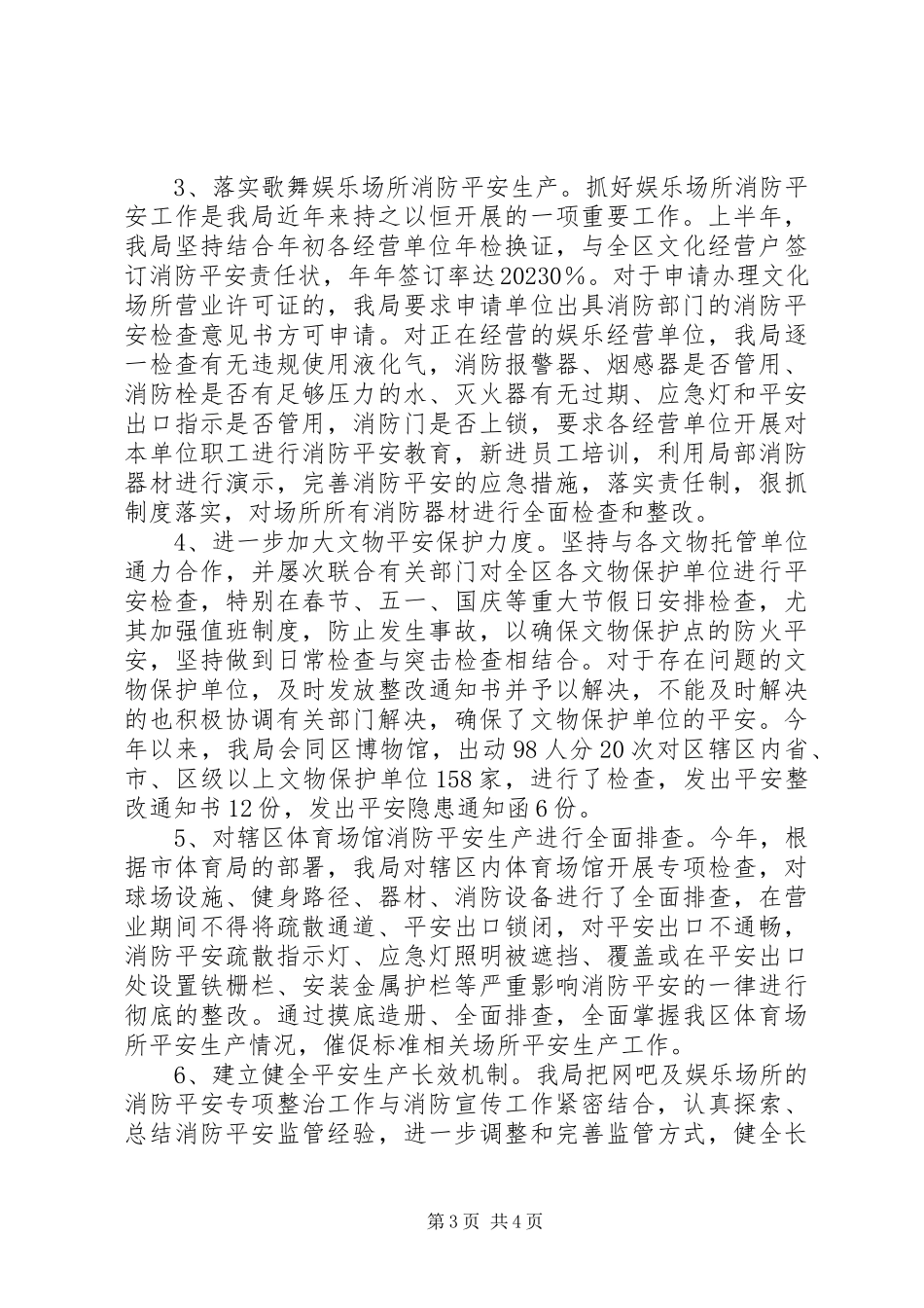 2023年区文体局消防安全工作总结报告.docx_第3页