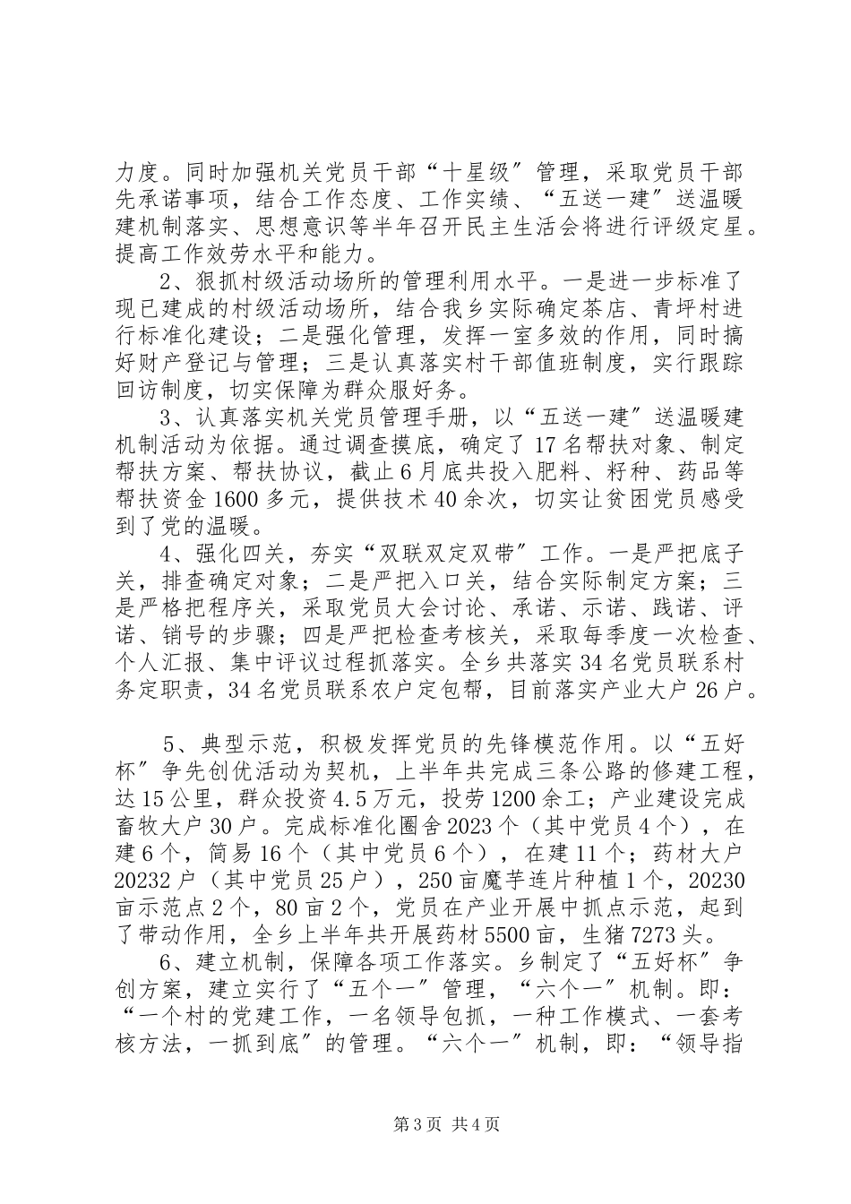 2023年半年党建工作述职报告五新编.docx_第3页