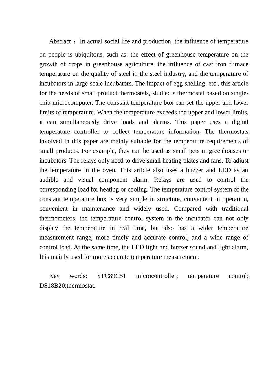 基于单片机的恒温箱设计计算机专业.docx_第2页