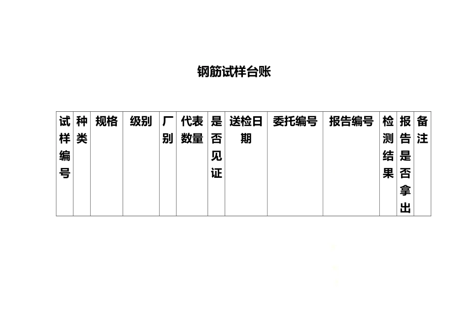 钢筋原材试验台账.docx_第2页