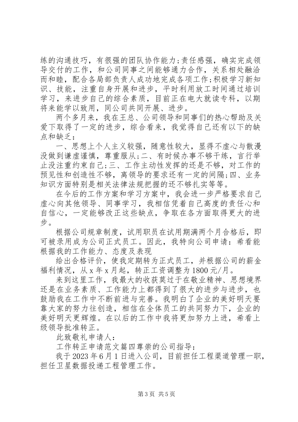 2023年工作转正申请.docx_第3页