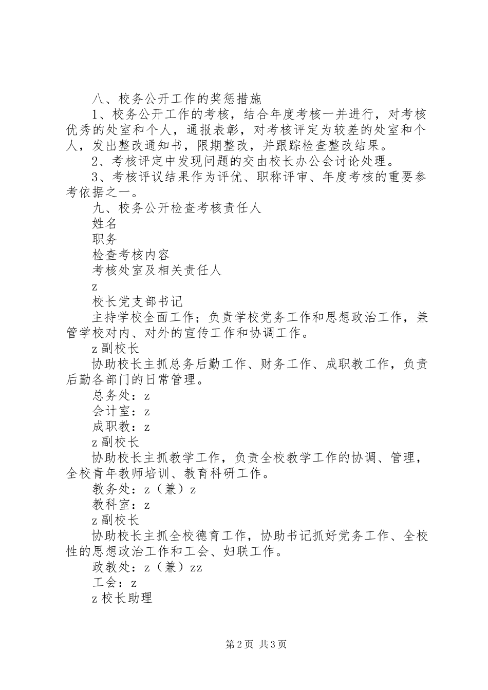 2023年学校务公开检查考核制度.docx_第2页