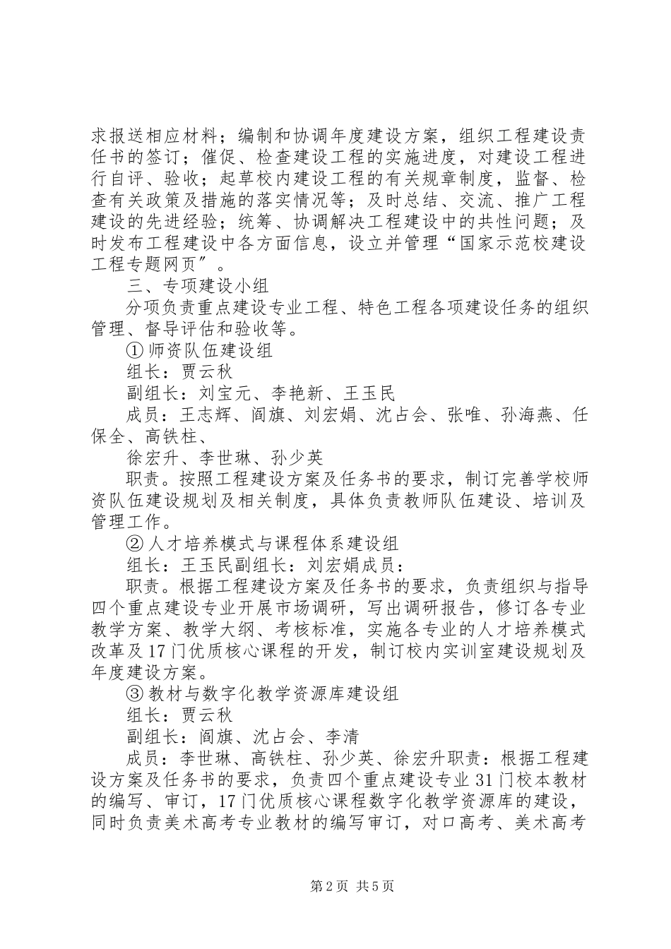 2023年示范校建设项目组织机构及职责.docx_第2页