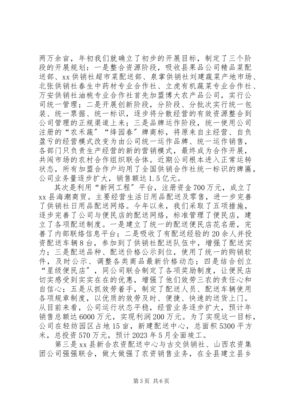 2023年供销社某年终工作总结.docx_第3页
