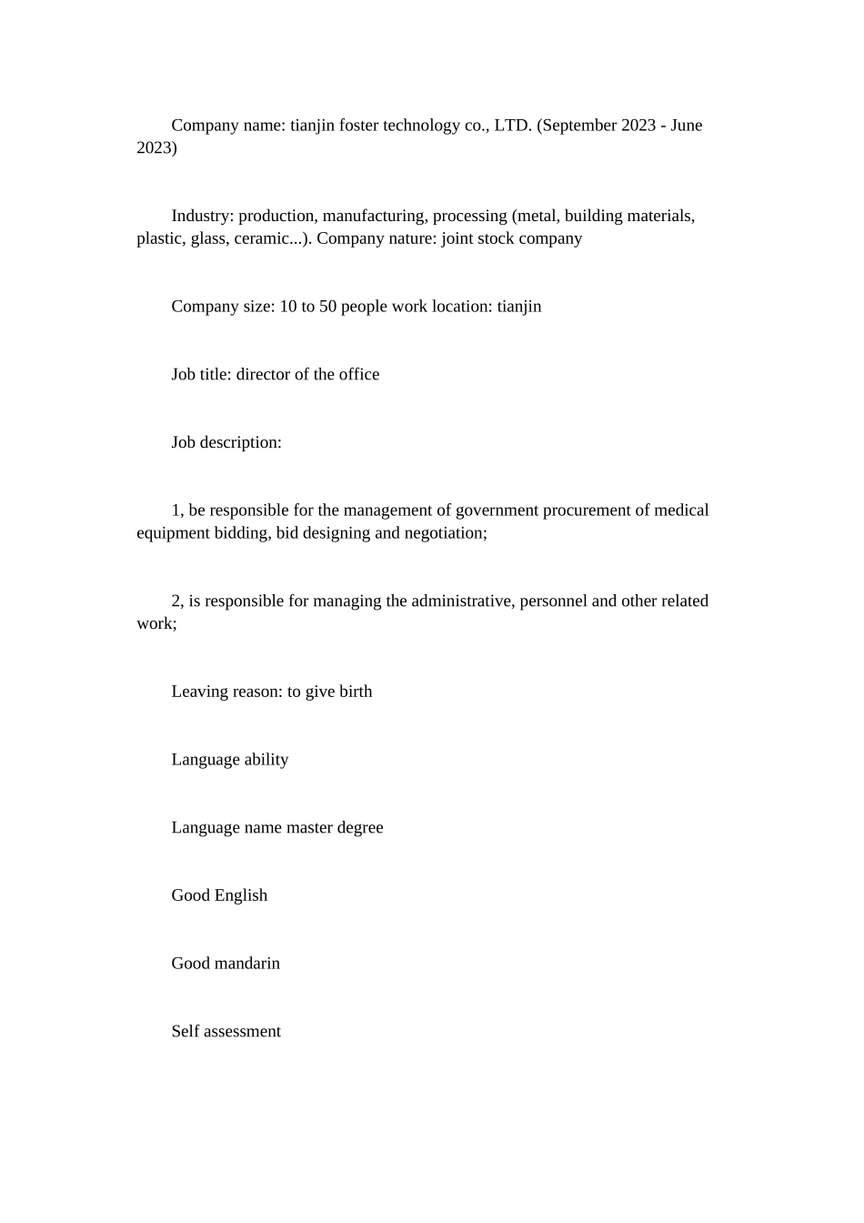 2023年行政经理英文简历模板.docx_第3页