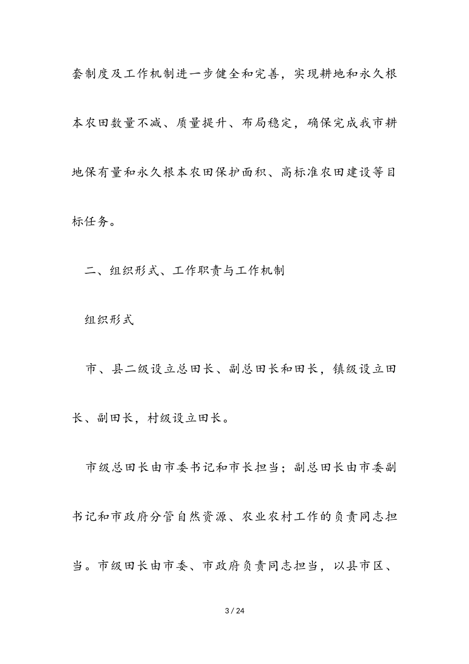 2023年XX市田长制工作实施方案.doc_第3页