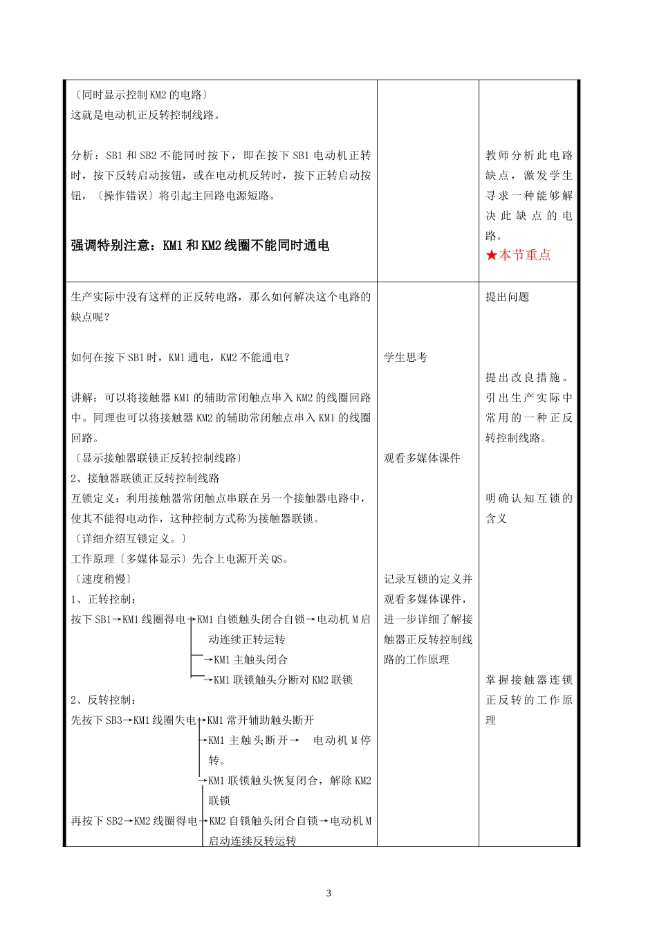 2023年三相异步电动机正反转控制线路.doc_第3页
