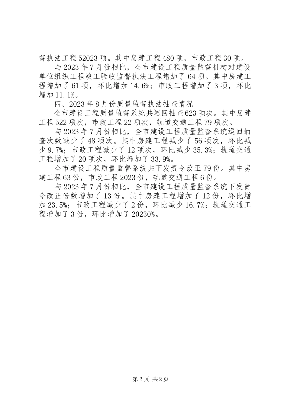 2023年工程质量监督工作简讯汇总.docx_第2页