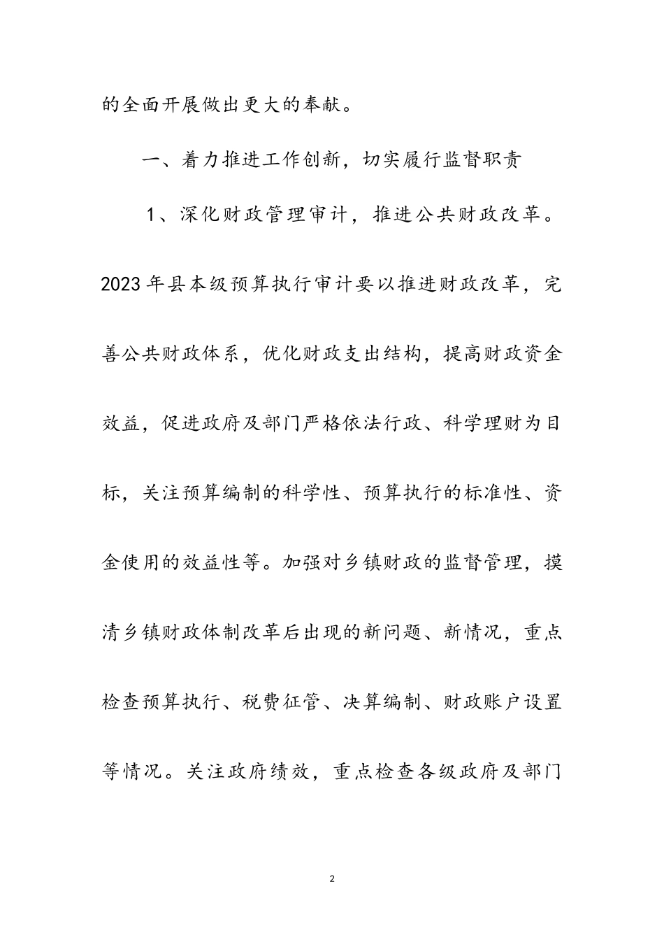 2023年某县年审计工作要点范文.doc_第2页