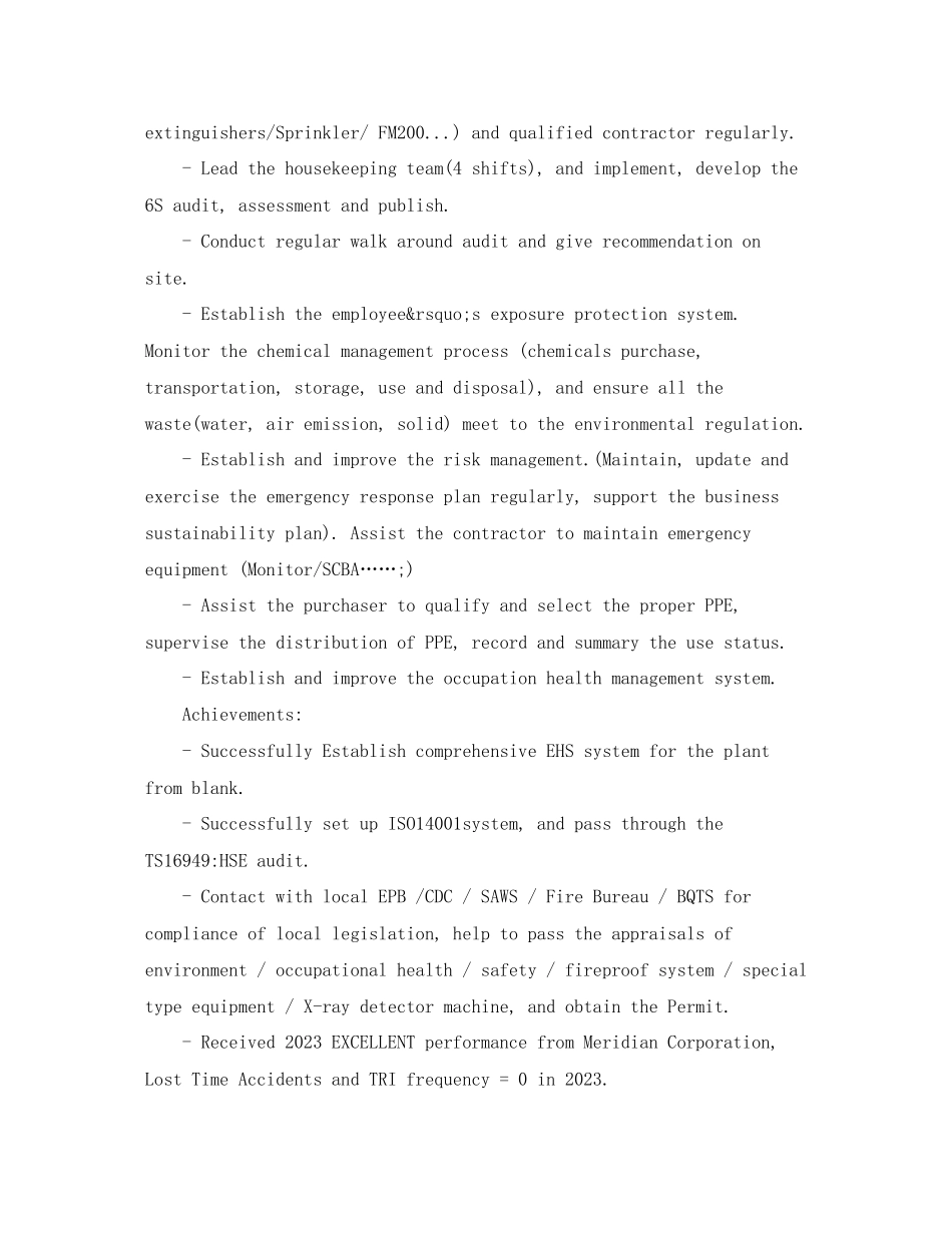 2023年环境工程师英文简历模板范文.docx_第2页