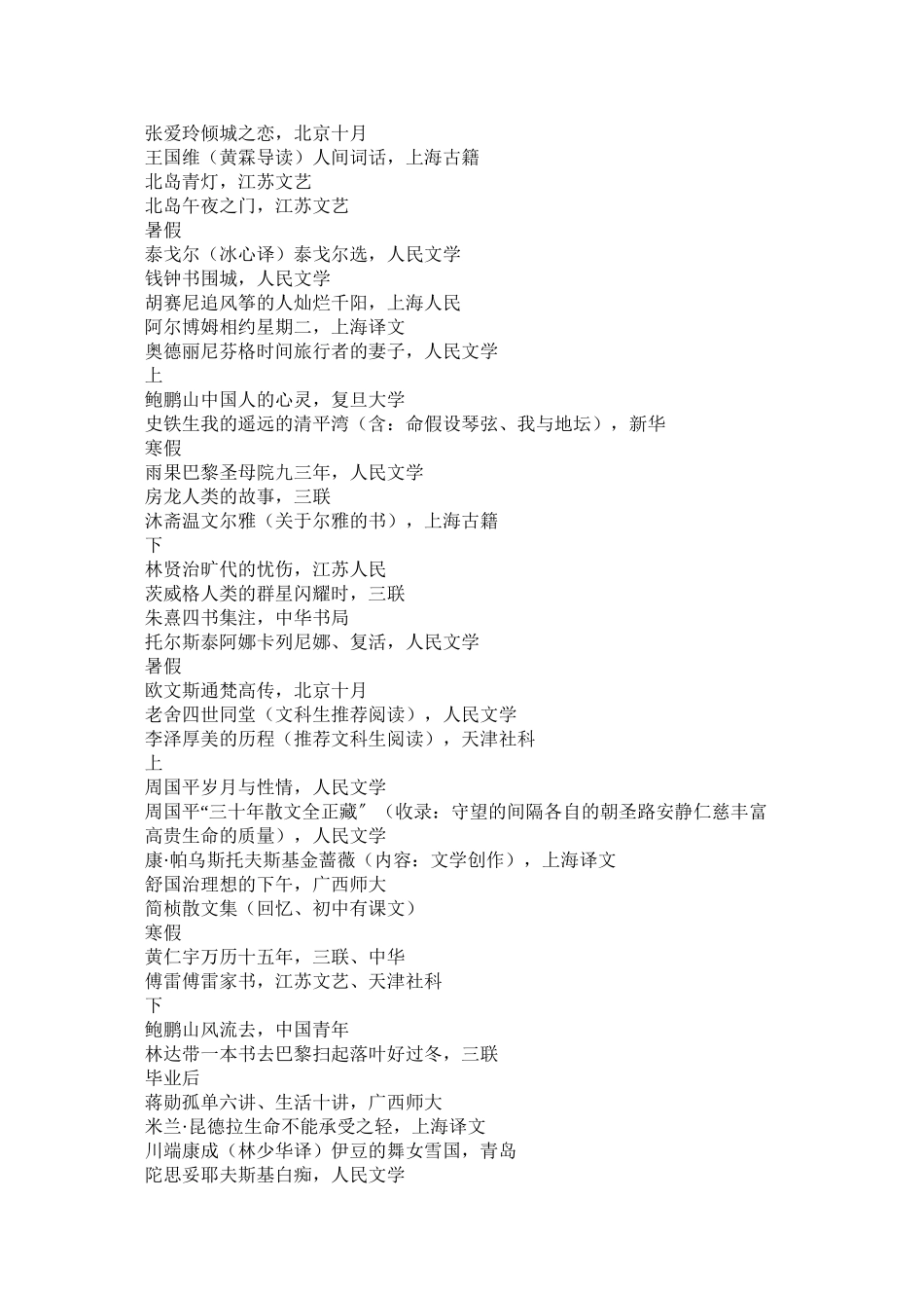 2023年北京高中语文推荐阅读书目.docx_第2页