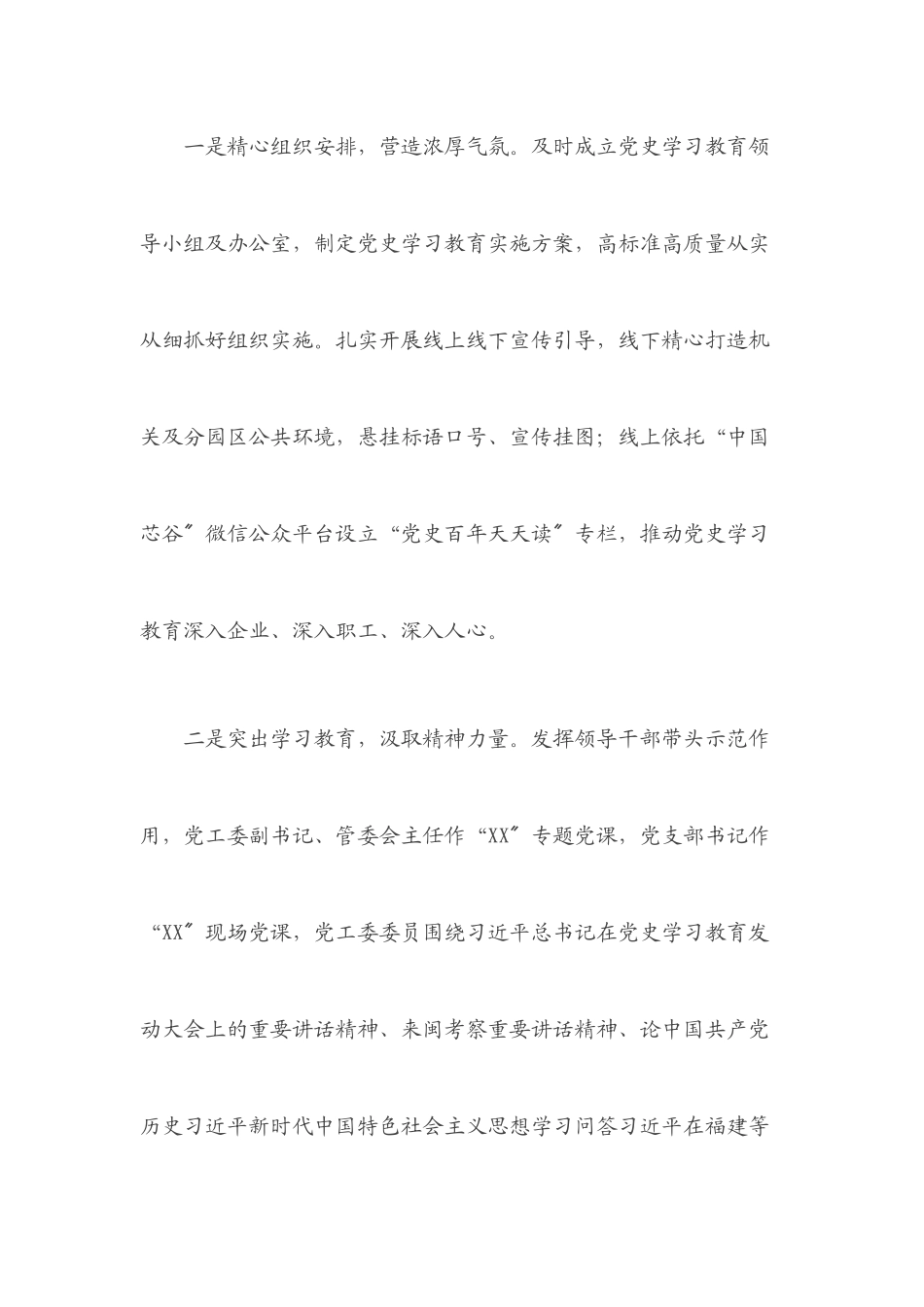 XX高新区党支部2023年度工作总结.docx_第2页