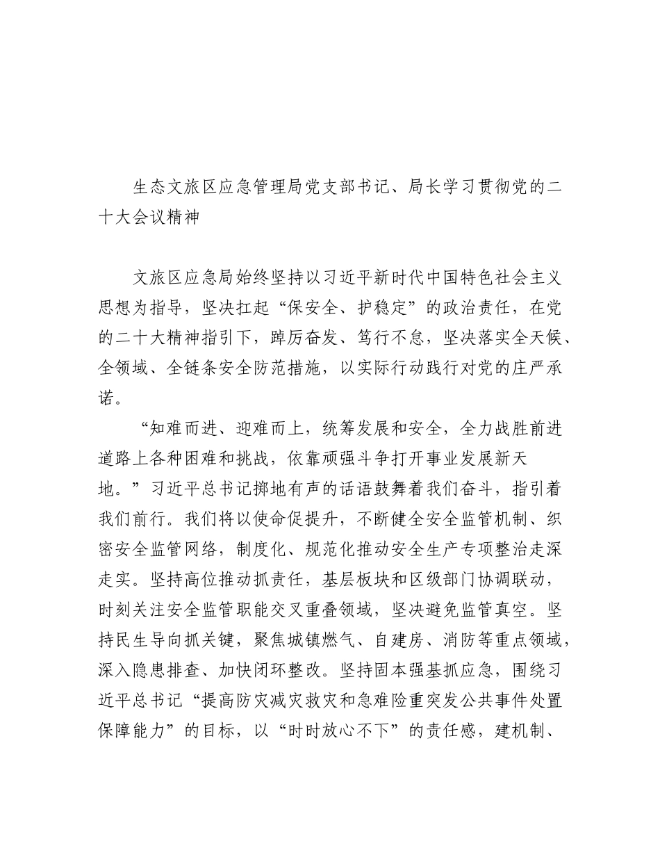 应急局学习党的二十大心得体会汇编（8篇）.docx_第3页