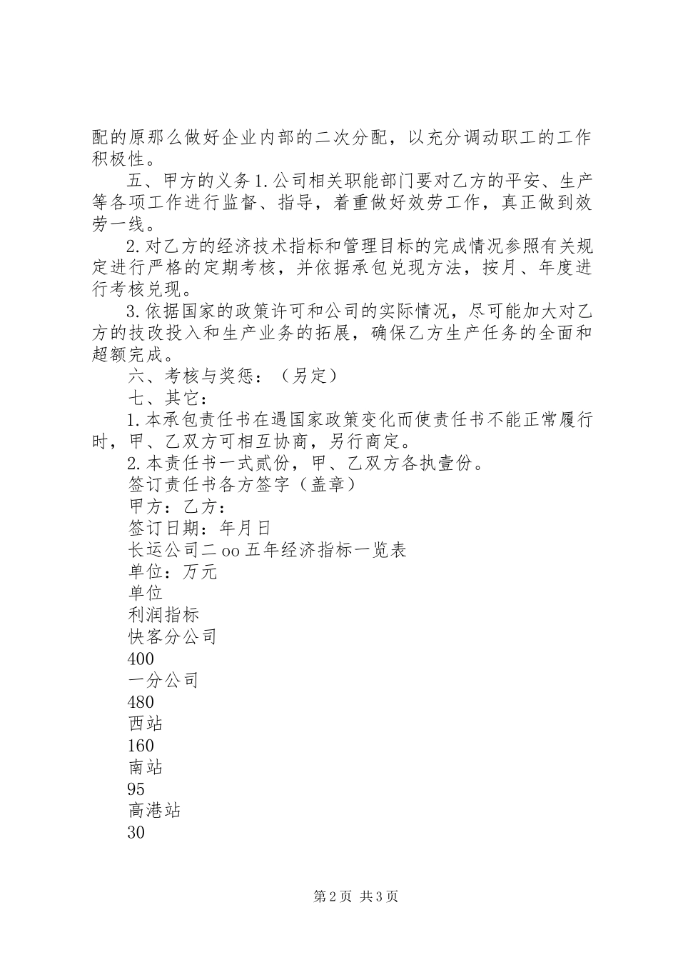 2023年目标管理承包责任书.docx_第2页