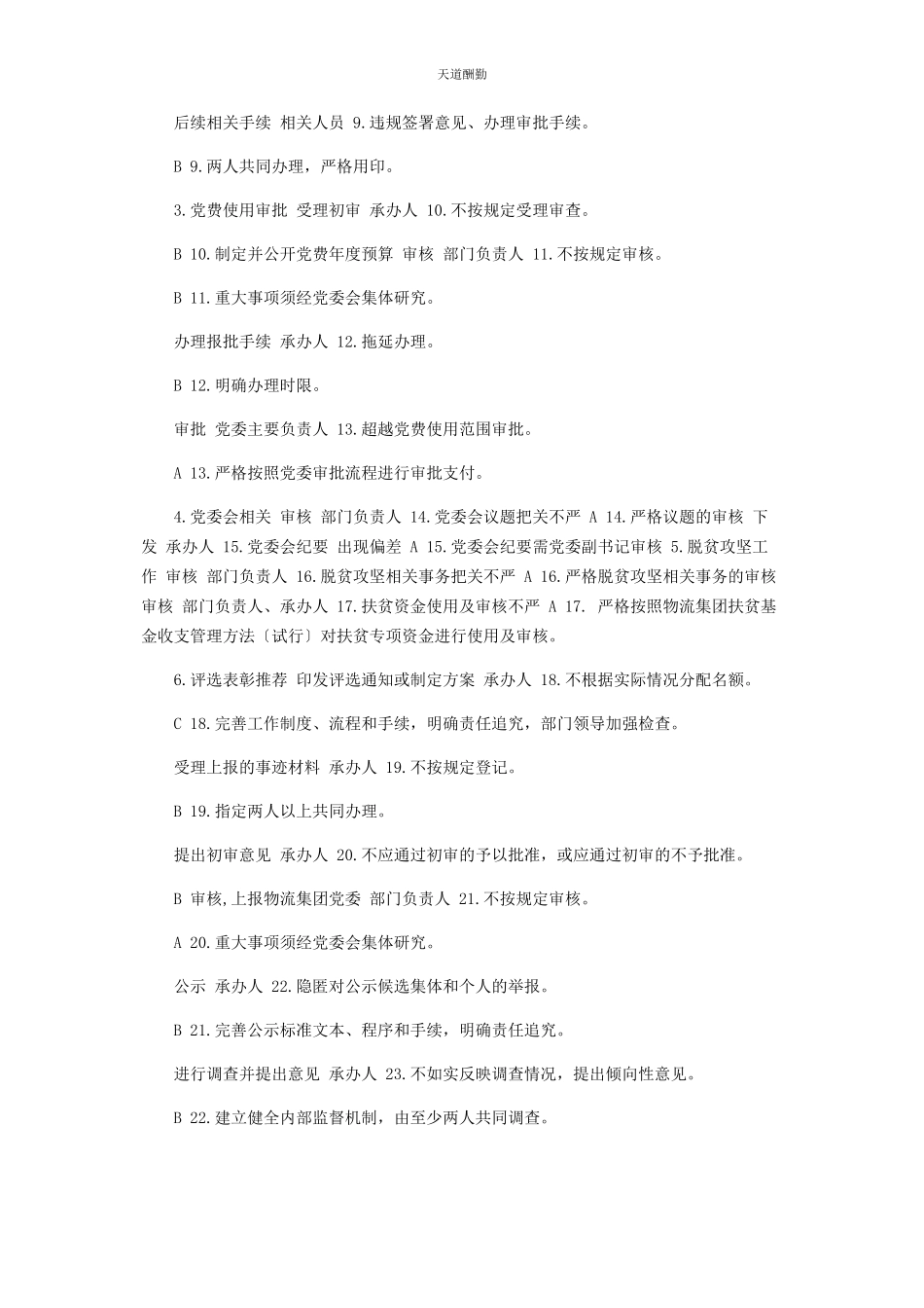 2023年党群工作部廉洁风险防控手册2.docx_第3页