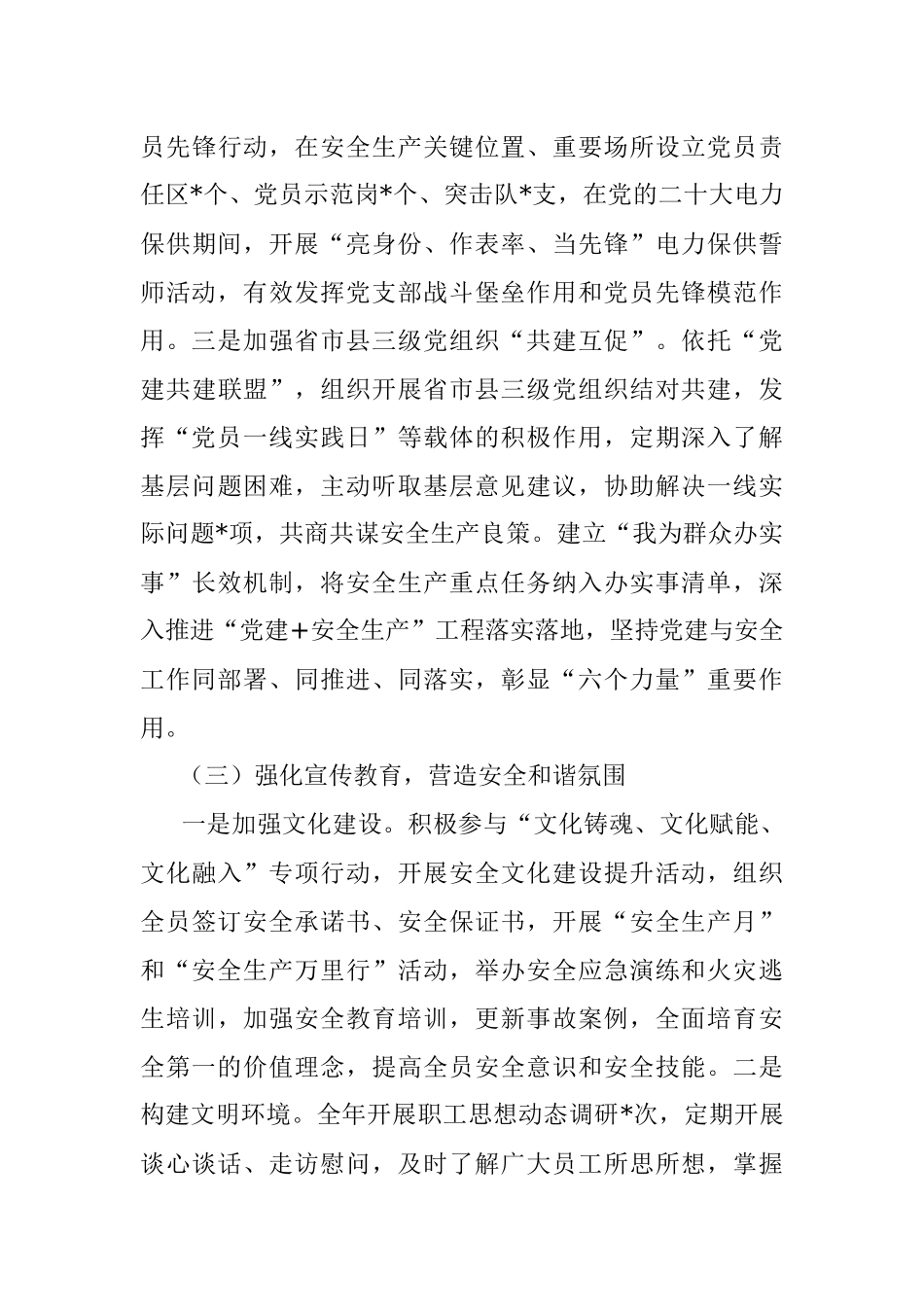 2022年企业党委书记年度安全述职报告.docx_第3页