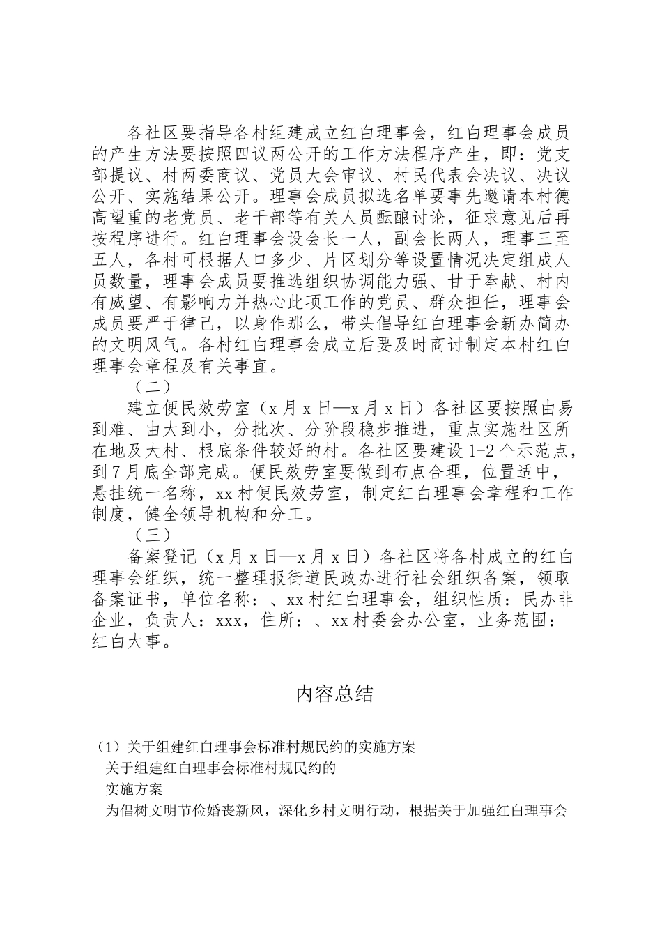 2023年关于组建红白理事会规范村规民约的实施方案.doc_第2页