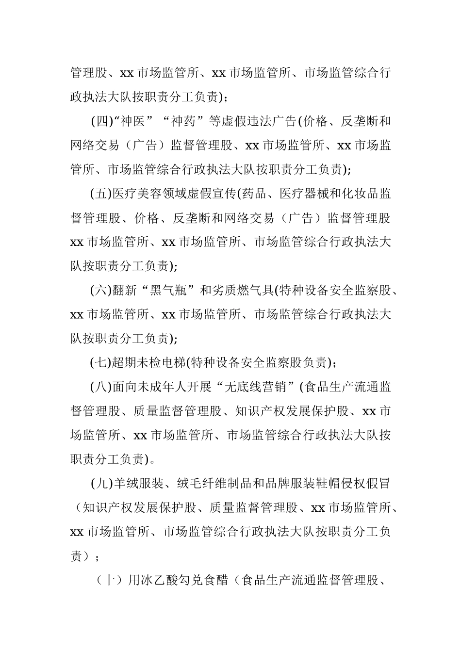 2022年“衣食住行”等重点民生领域“铁拳”整治工作方案.docx_第3页