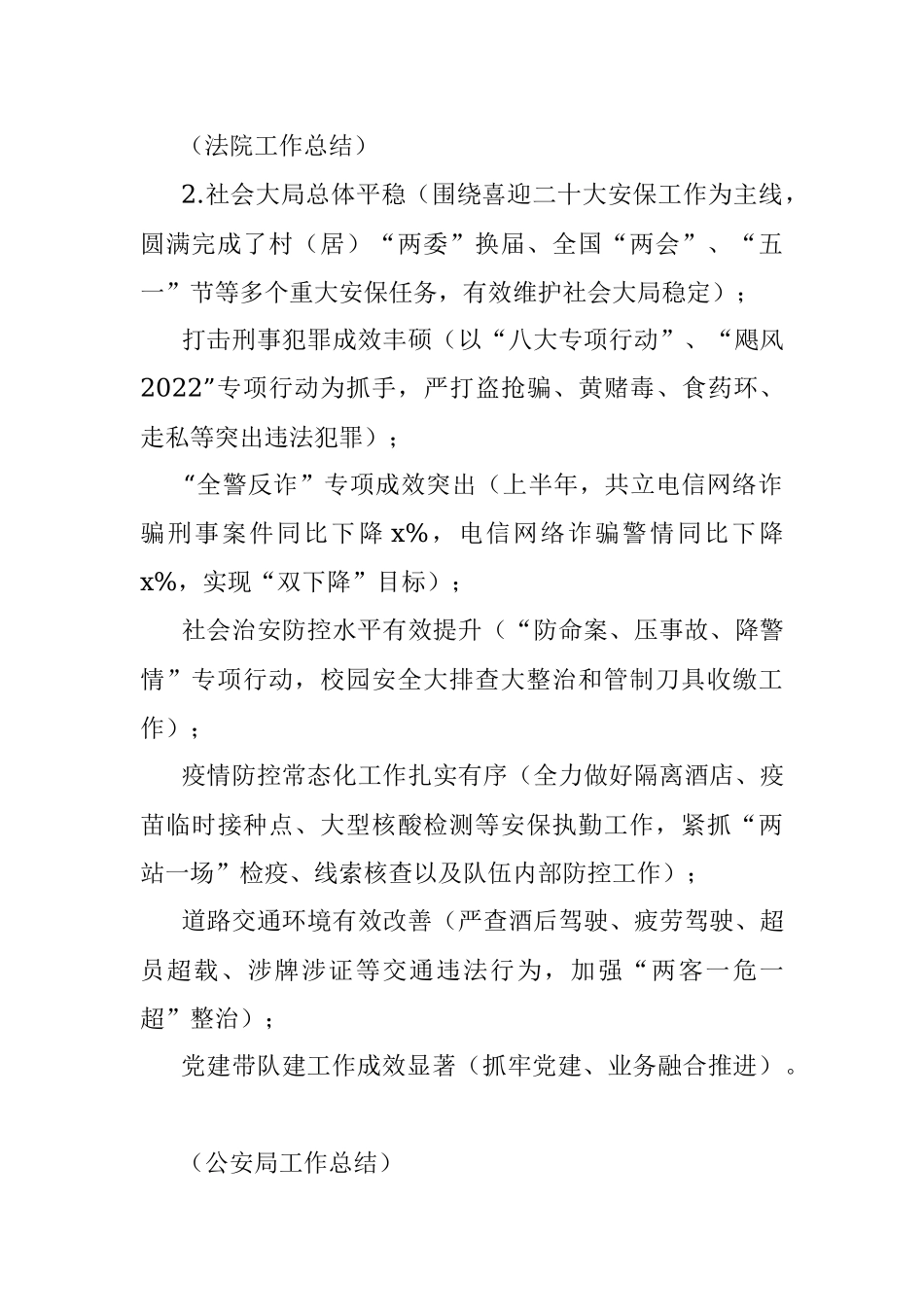 2022年度最新年终总结提纲（100例）.docx_第2页