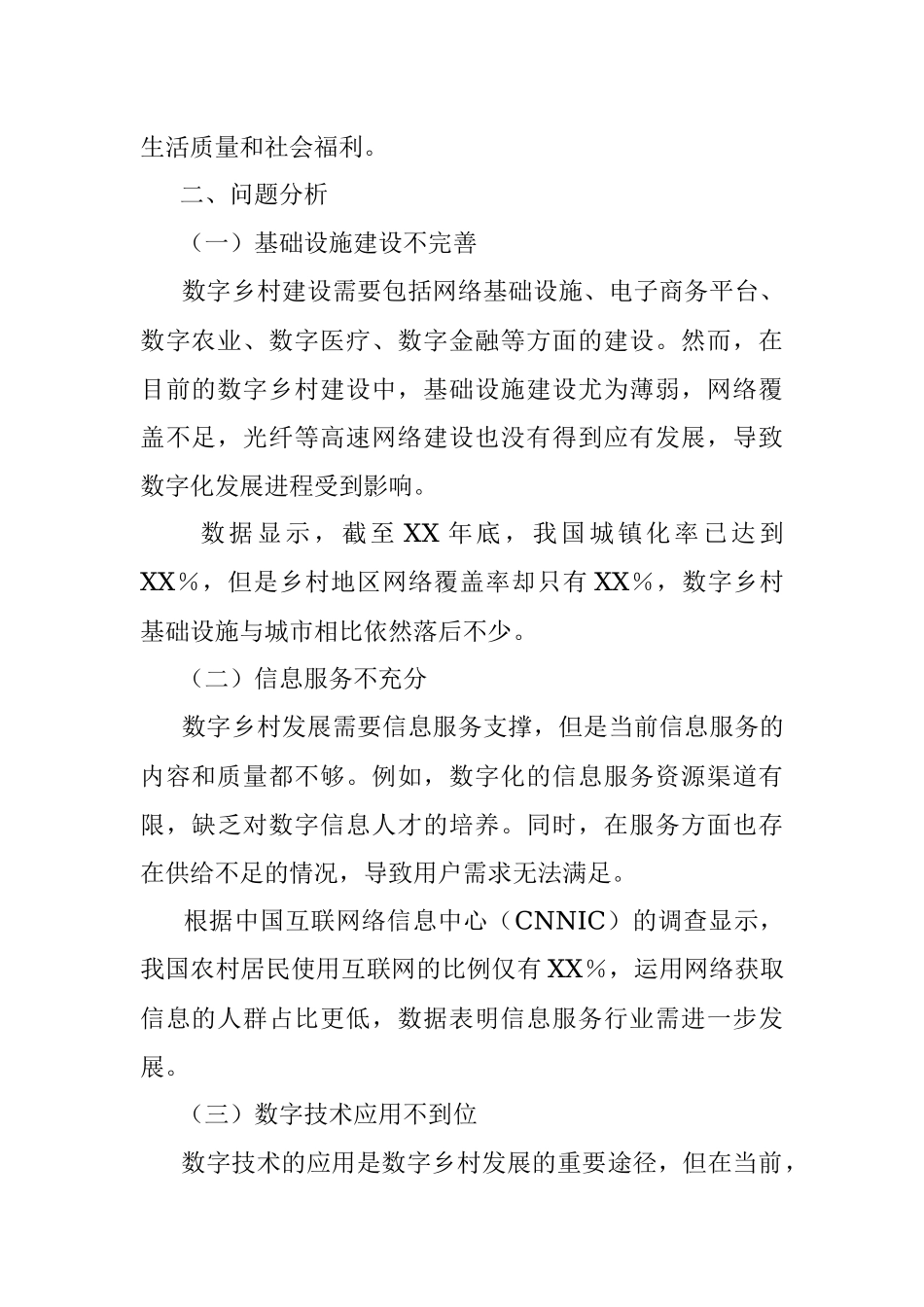 2023年年度在数字乡村建设存在的问题与建议.docx_第2页