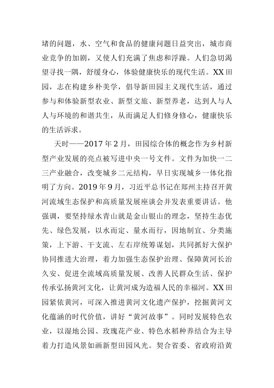 XX村田园综合体规划文案.docx_第2页