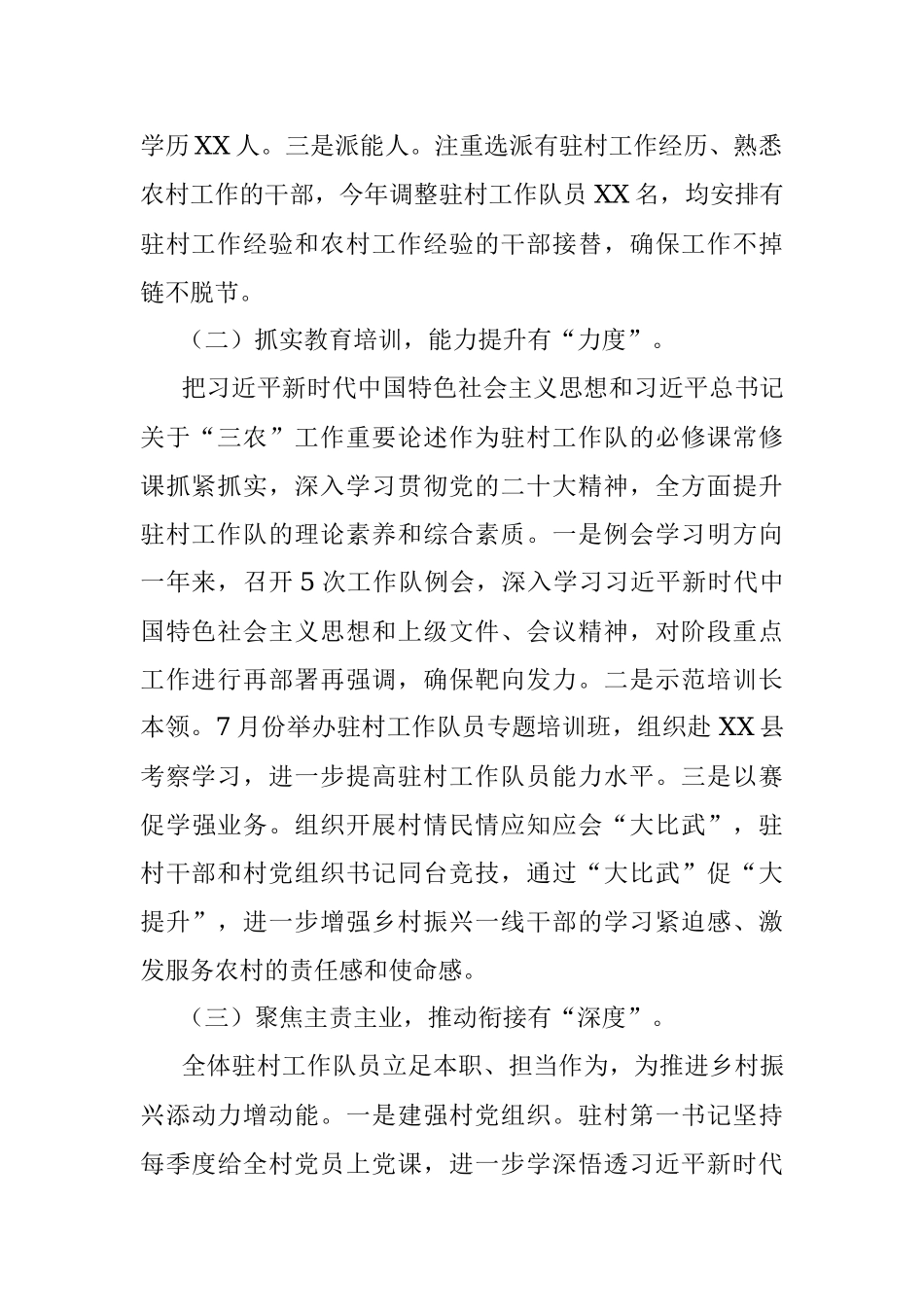 2022年度驻村工作队工作述职报告.docx_第2页
