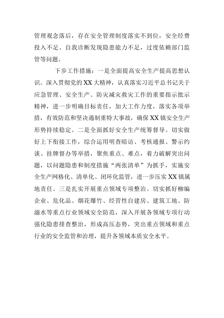 2023年某镇两会期间安全生产工作总结.docx_第3页