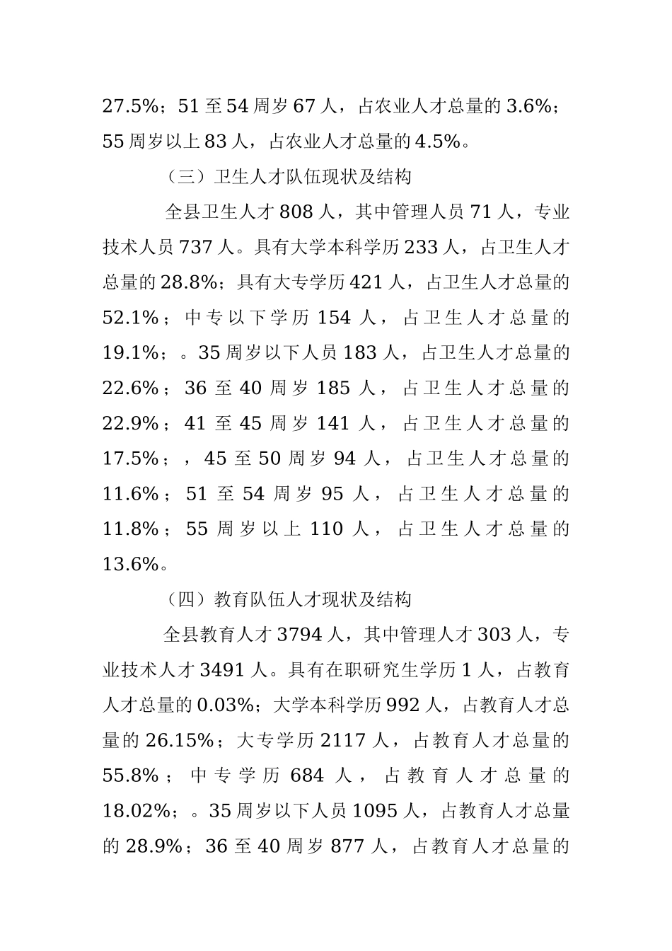 关于全县人才调研报告.docx_第3页