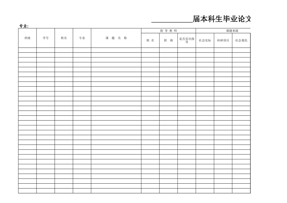 毕业设计表格.xls_第2页