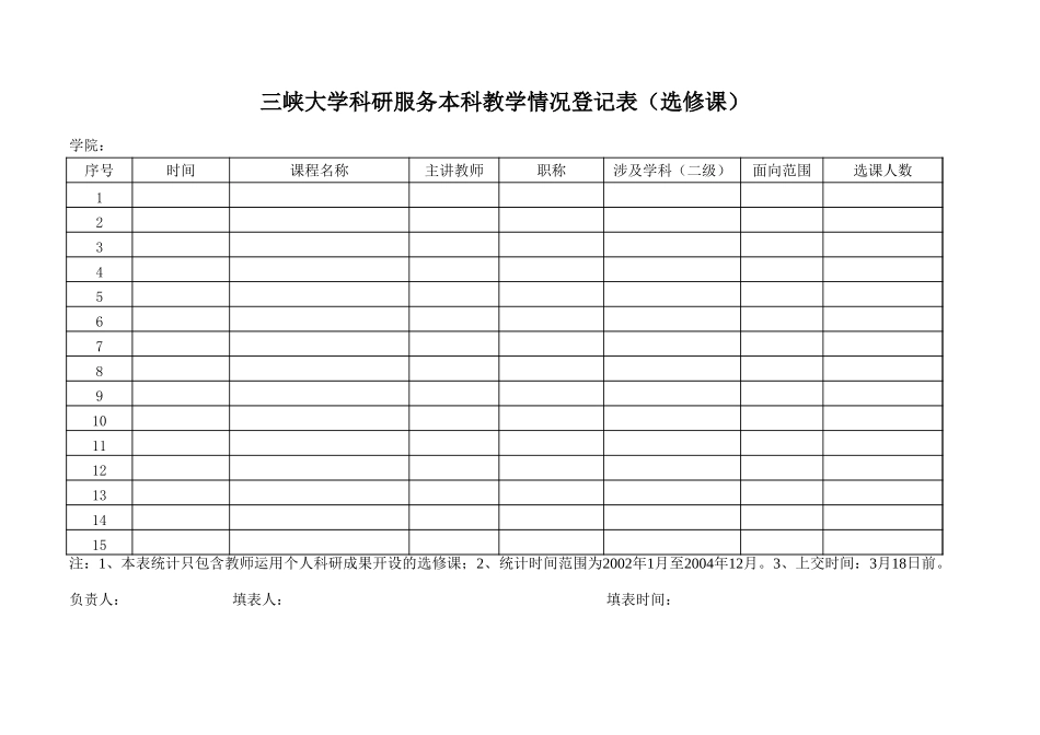 科研服务教学统计表样表.xls_第3页