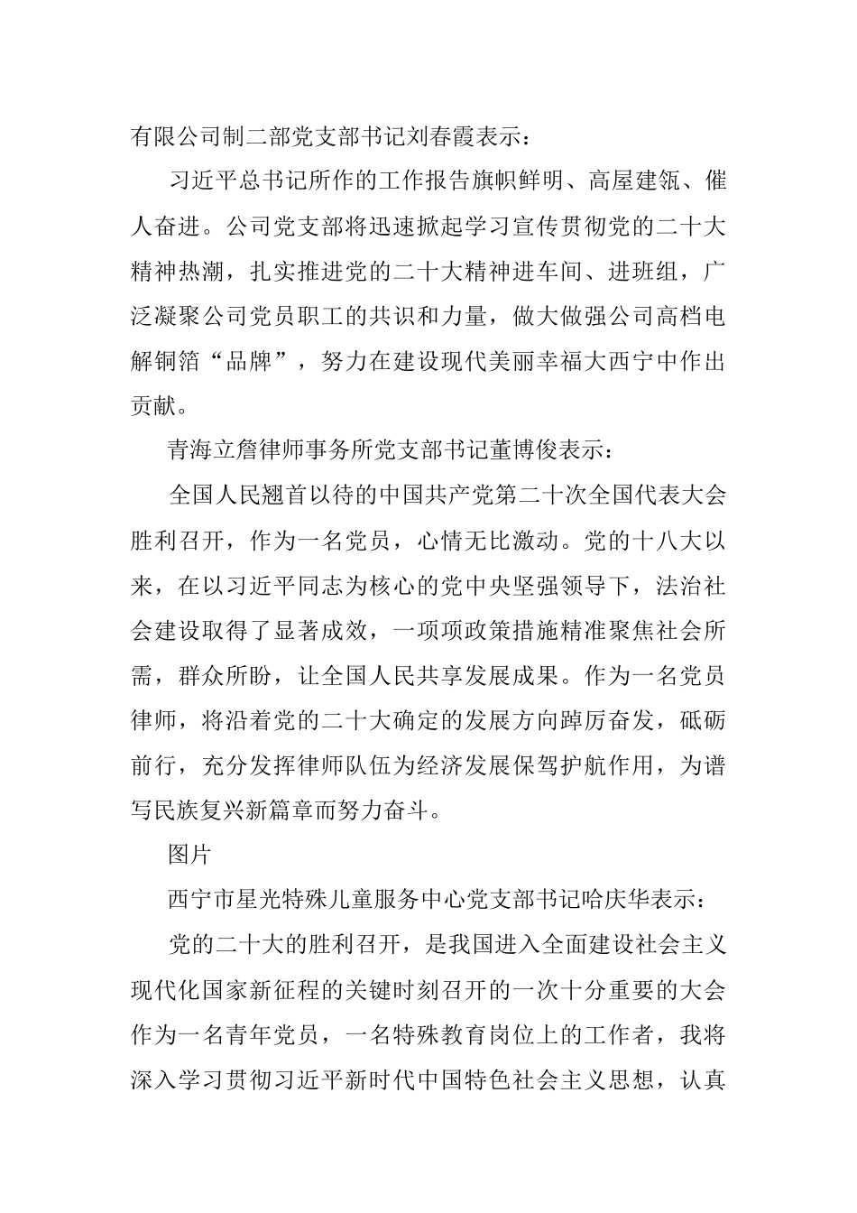 XX市“两新”党组织热议党的二十大报告（20221017）.docx_第3页