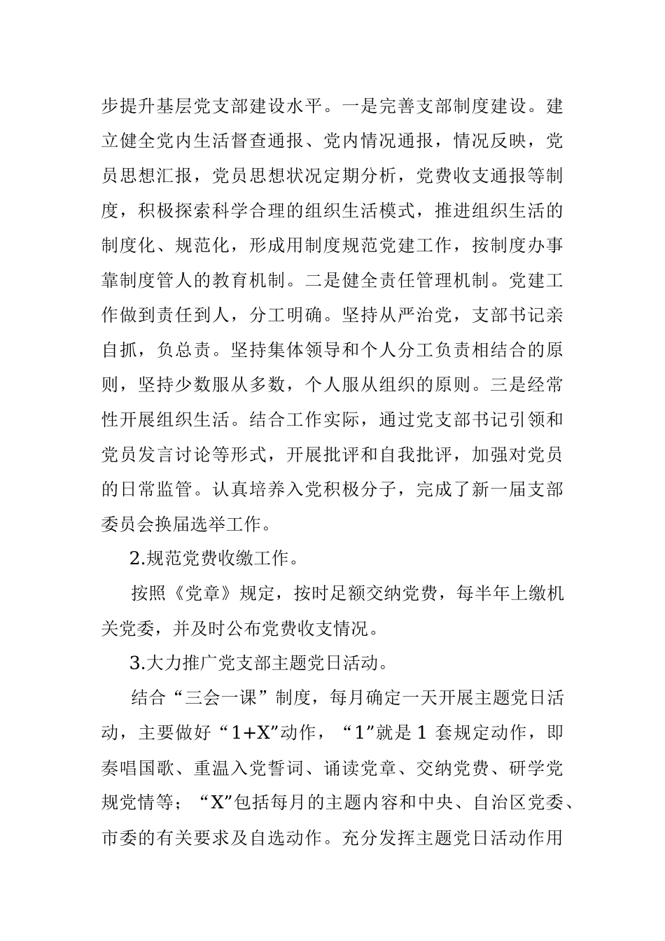 党支部标准化规范化建设自查报告.docx_第2页