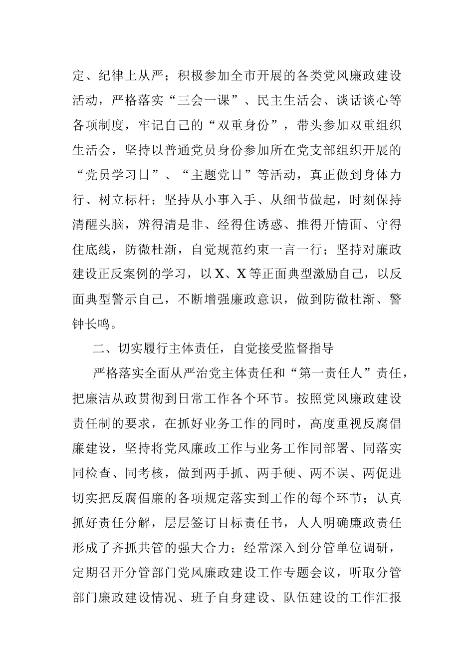 市委常委、常务副市长X年述责述廉报告.docx_第2页