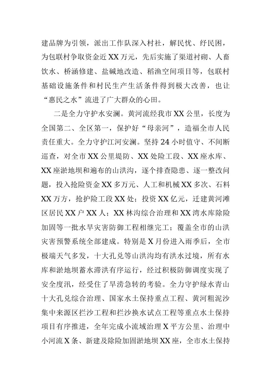 市水利局2022年度述职报告.docx_第2页