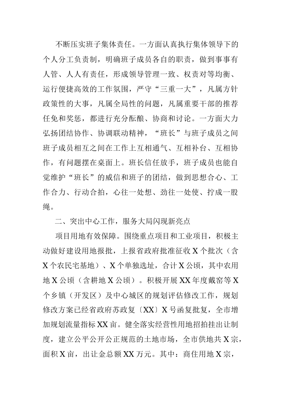 市自然资源和规划局领导班子述职述廉报告.docx_第3页