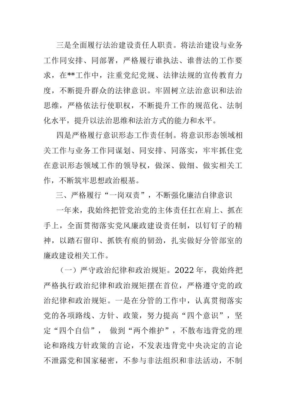 部门副职2022年度个人述职报告.docx_第3页