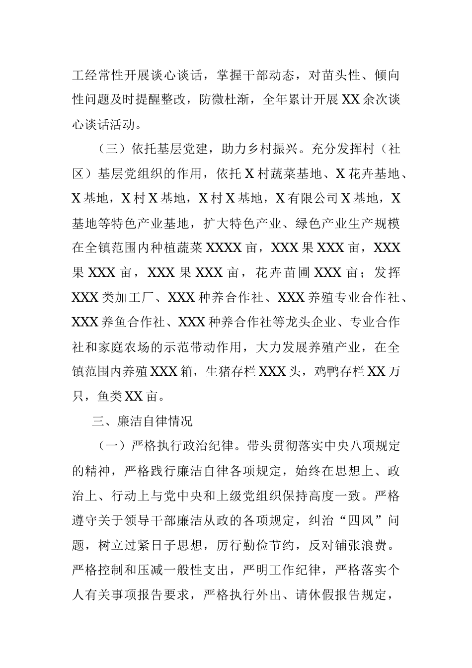 镇党委副书记、镇长述责述廉报告.docx_第3页
