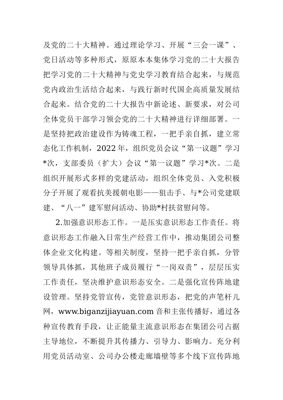 集团公司2022年度董事会工作报告.docx_第2页