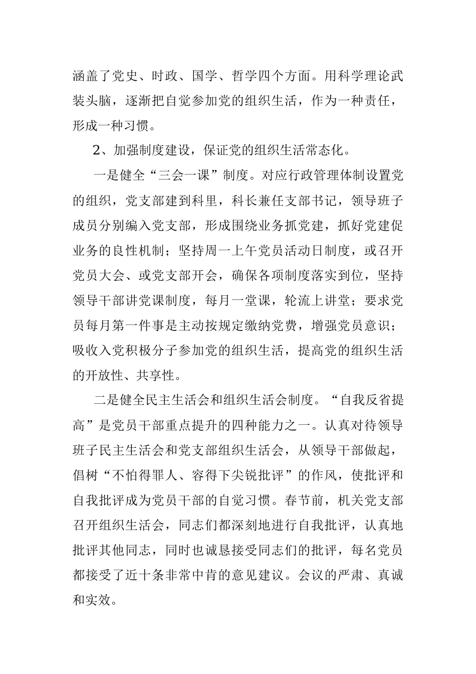 严肃党的组织生活专项检查自查报告.docx_第2页