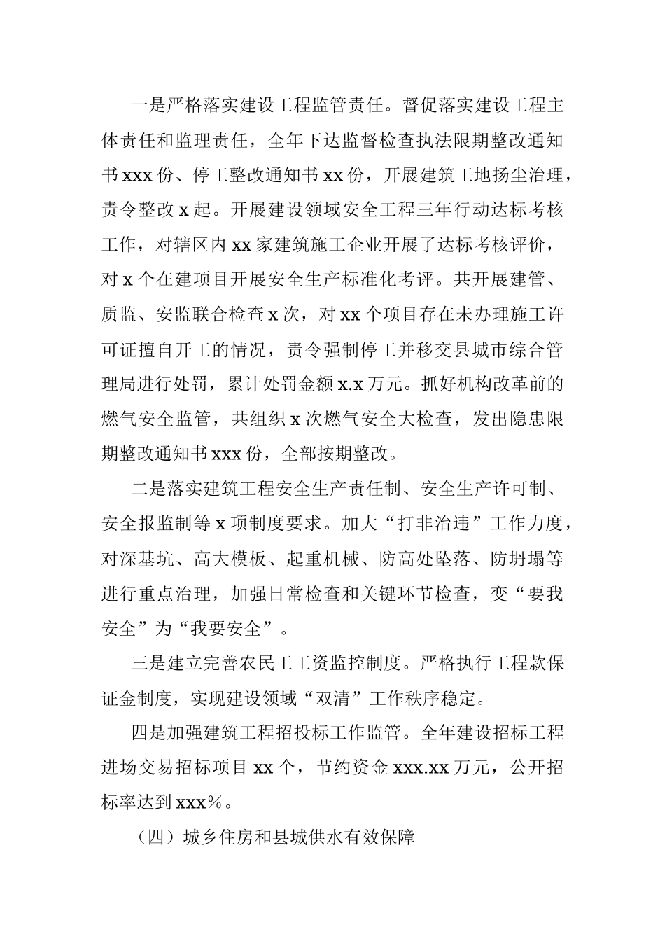 住建局2019年度工作情况报告（区县）.docx_第3页