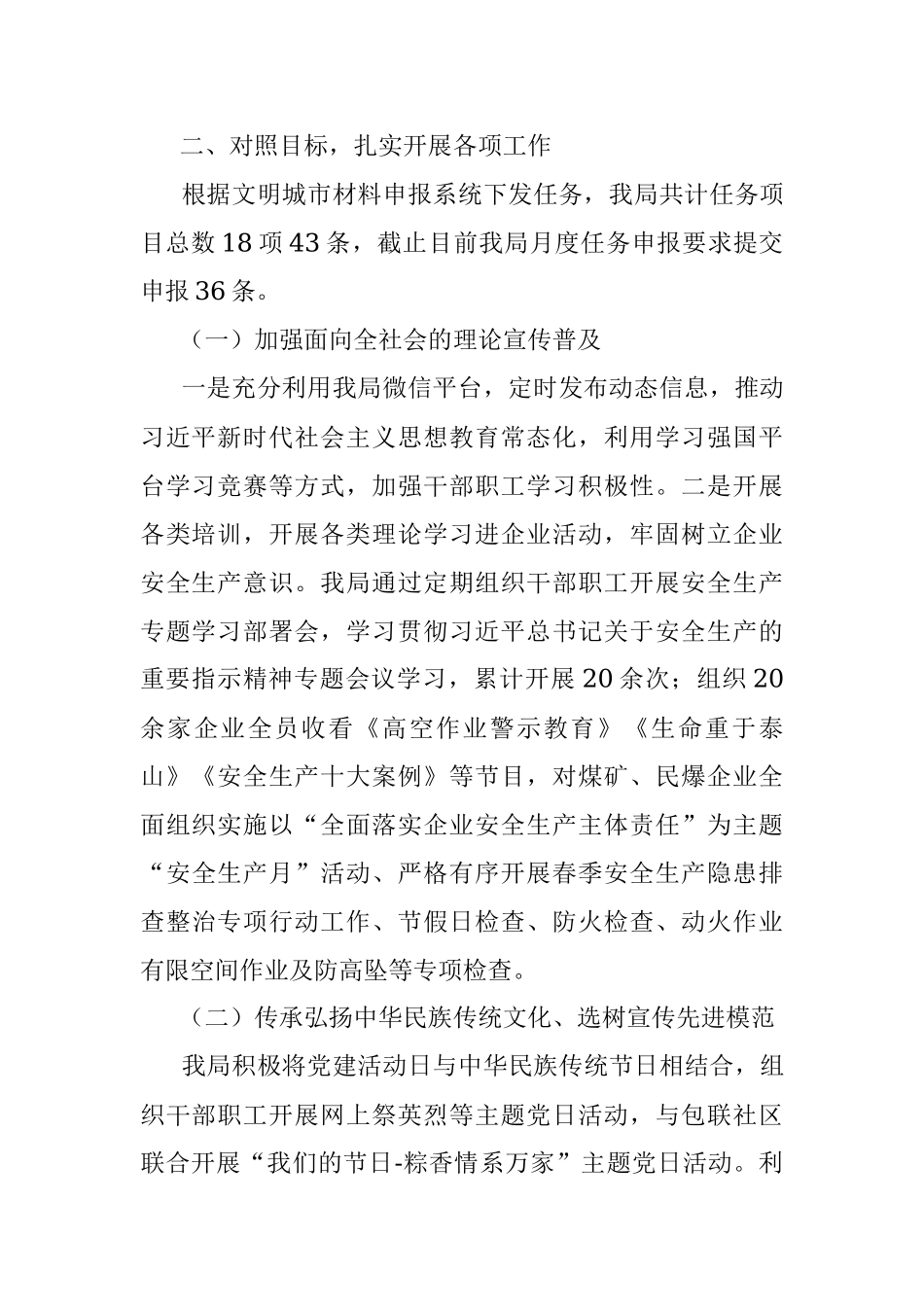 工信局文明城市创建工作汇报材料.docx_第2页