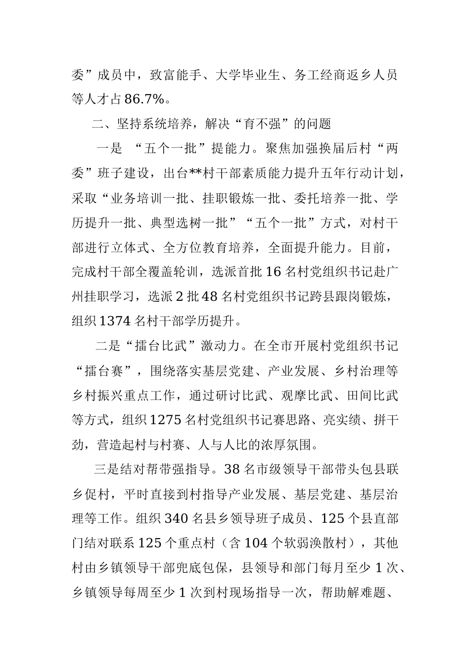 村干部队伍建设交流发言材料.docx_第2页