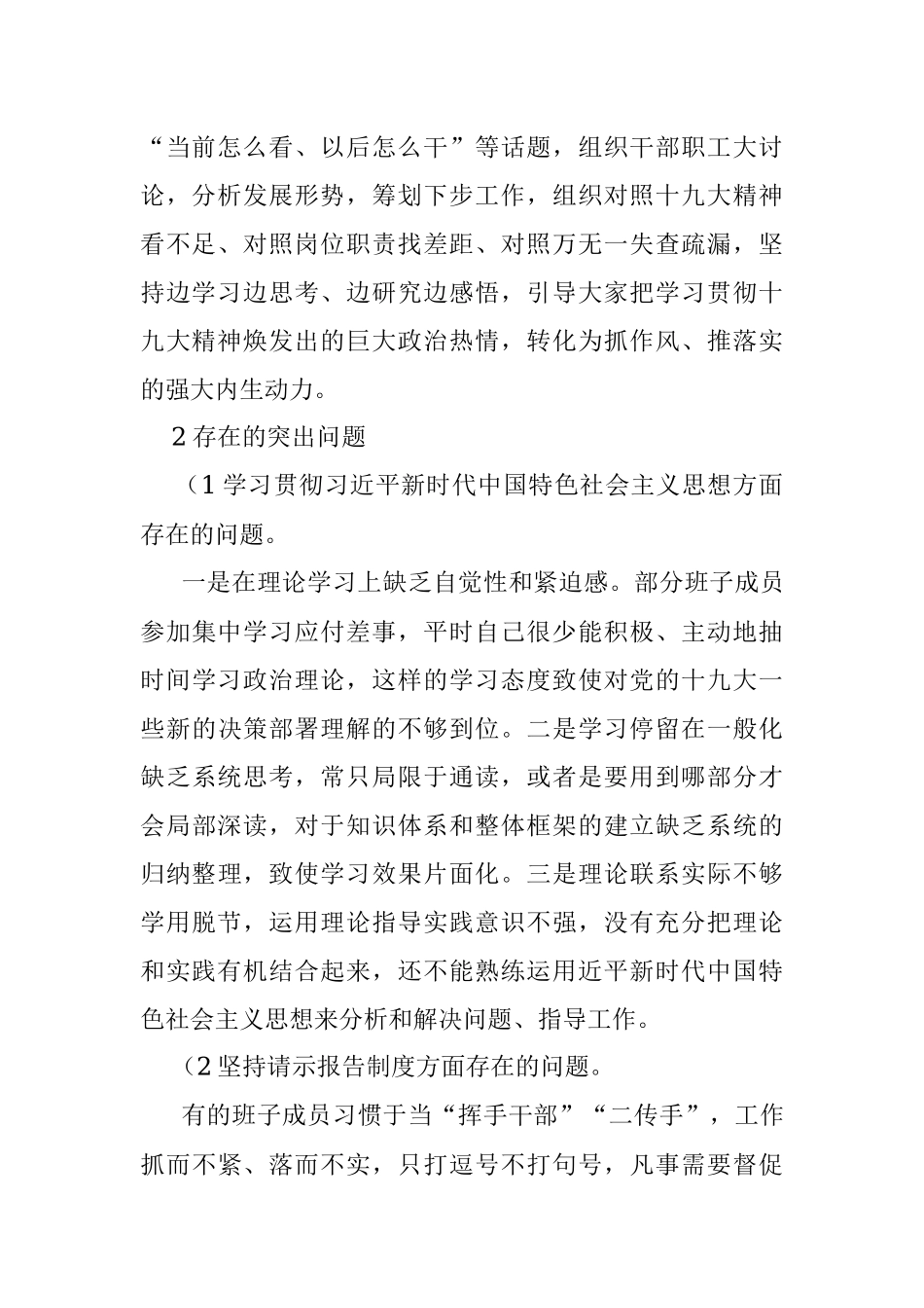 2018年度班子对照检查材料（二）.docx_第2页