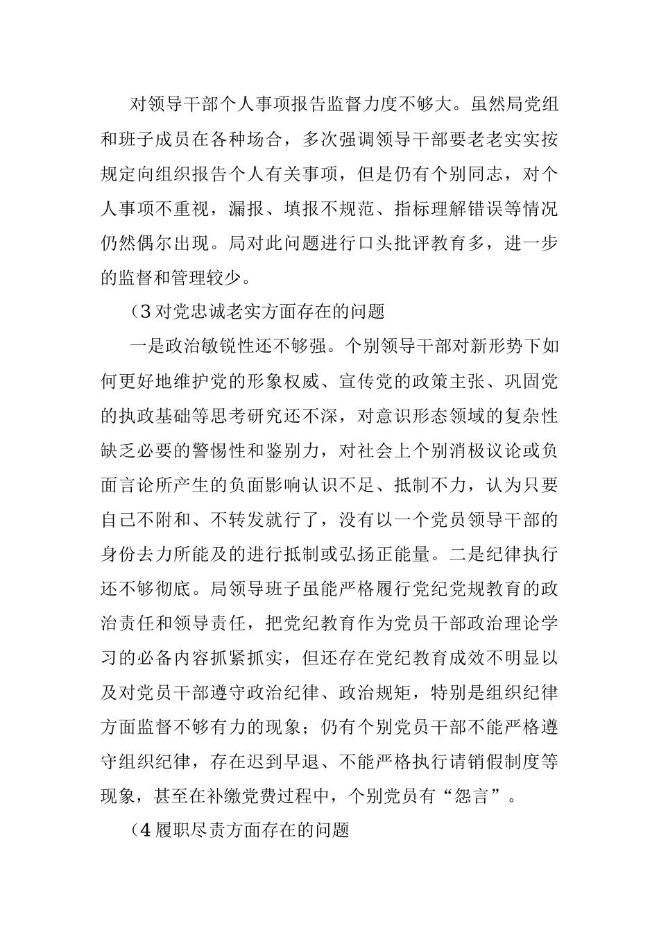 2018年度班子对照检查材料（一）.docx_第3页