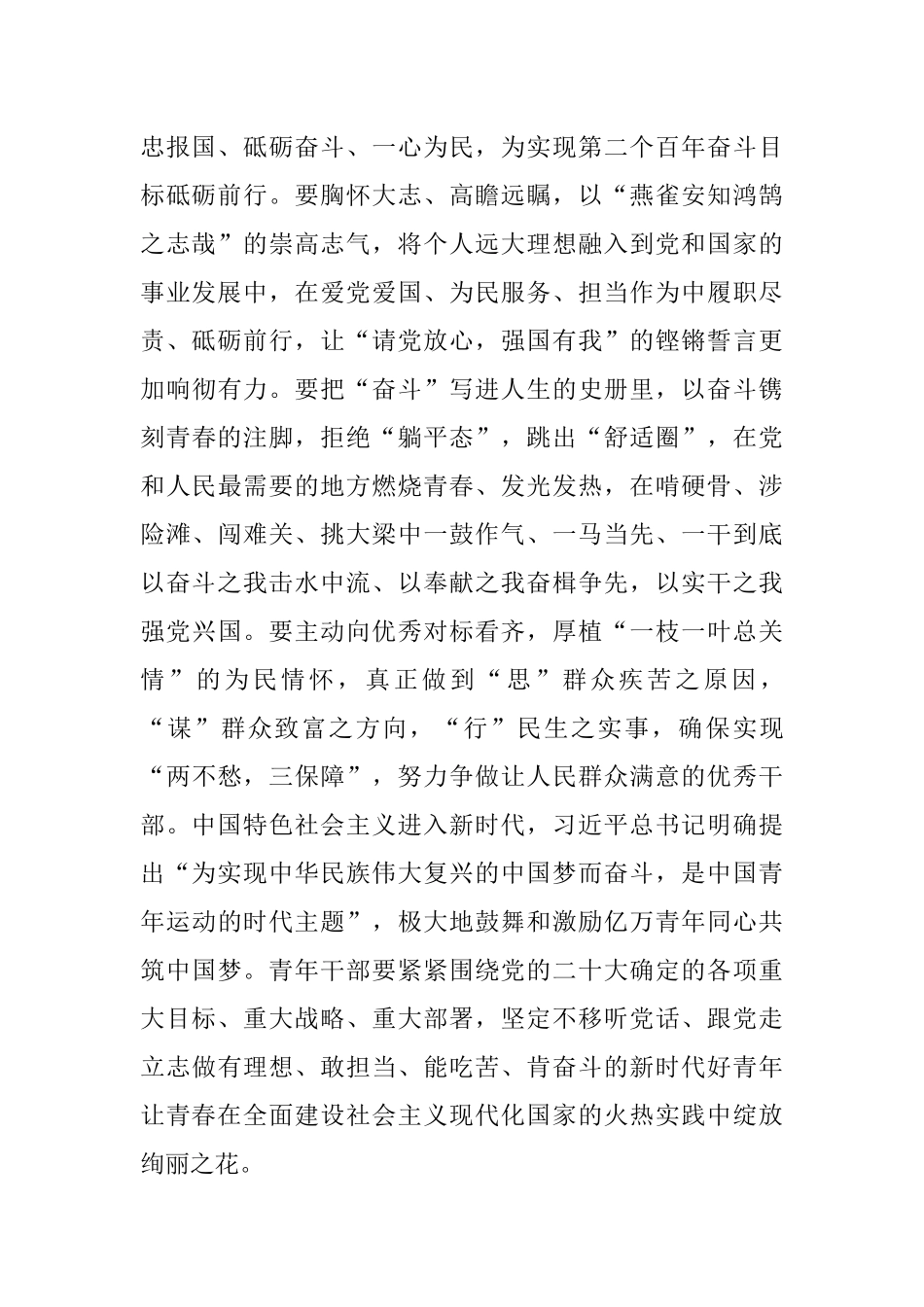 在2023年青年干部座谈会上的讲话提纲.docx_第2页