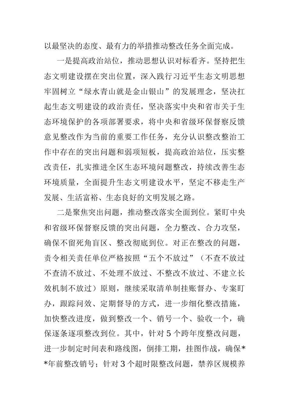 在全市生态环境问题整改集中攻坚推进会议上的发言.docx_第2页