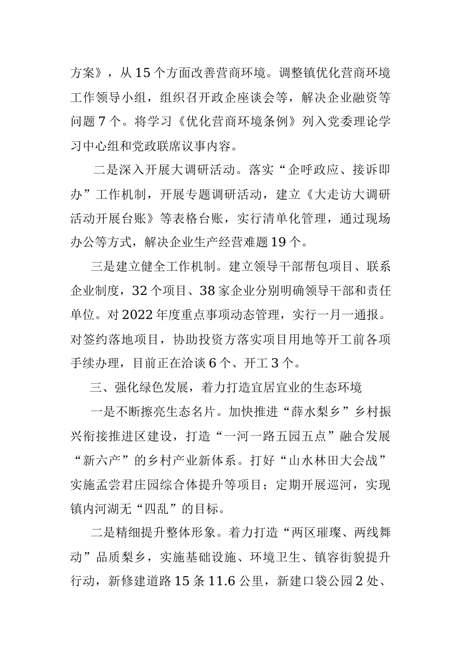 乡镇营商环境优化提升行动工作汇报.docx_第2页