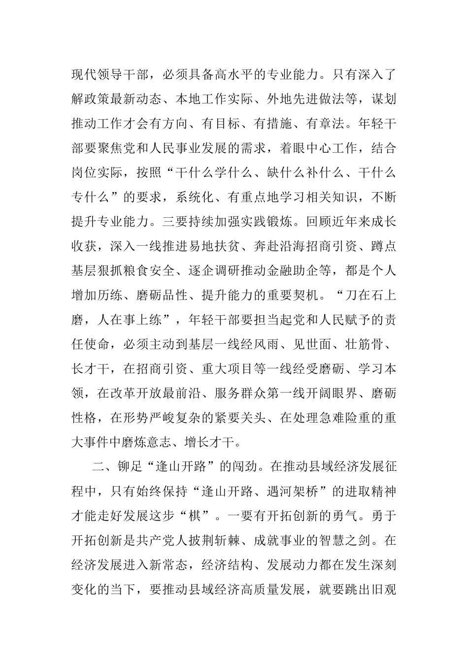 年轻干部座谈会发言提纲_6.docx_第2页