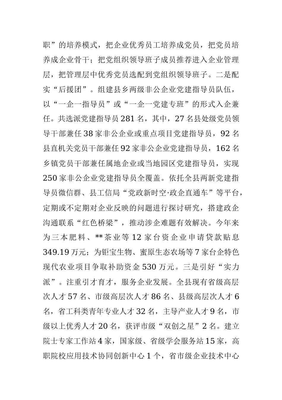 县以红色引擎推动两新党组织发展工作总结.docx_第3页