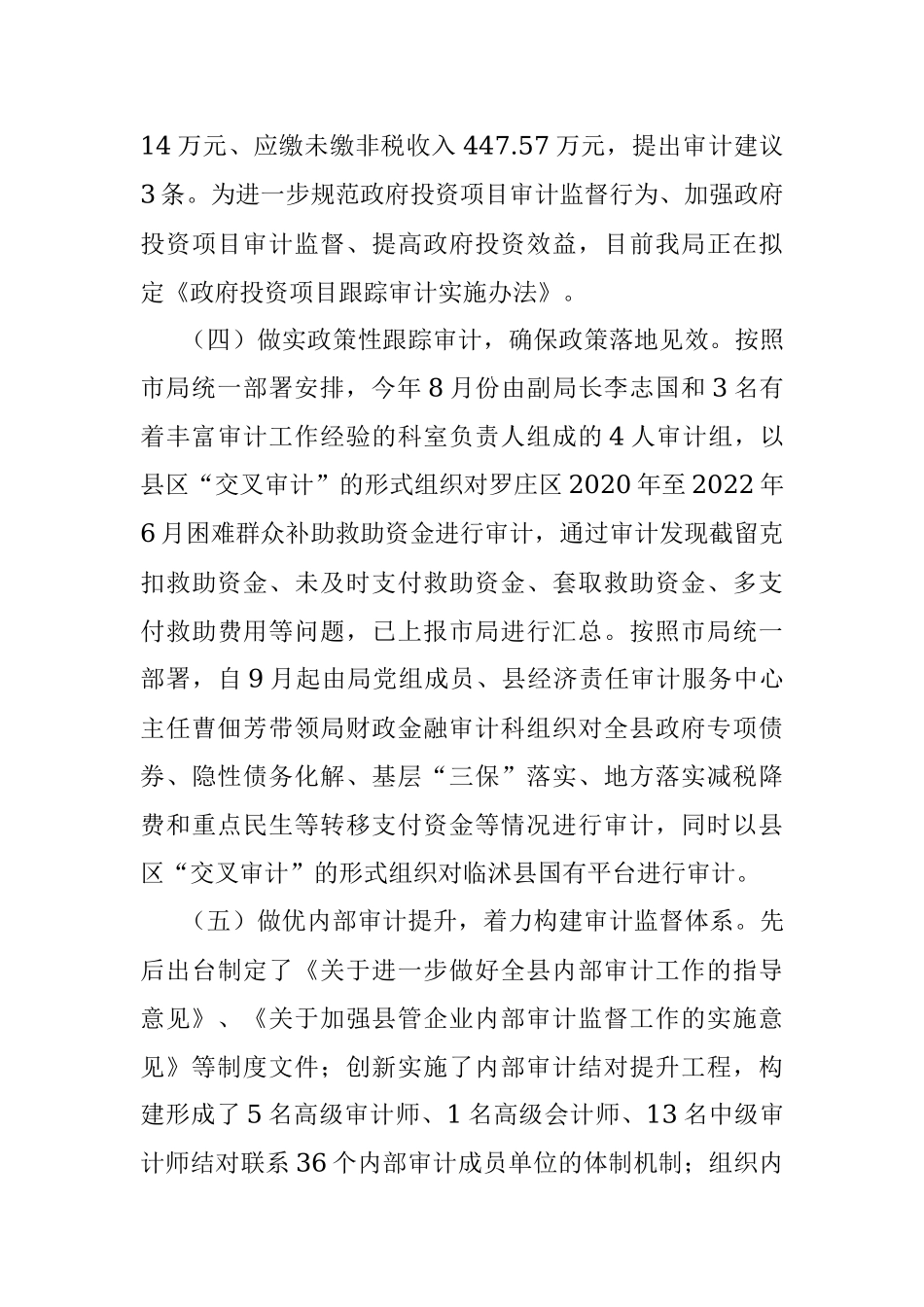 县审计局2022年工作总结及2023年工作计划.docx_第3页